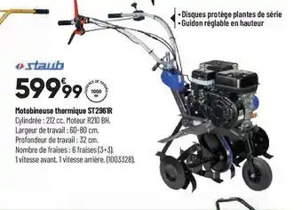 Motobineuse thermique st2961r staub