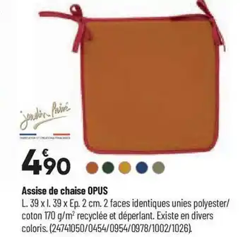 Bricorama Assise de chaise opus offre