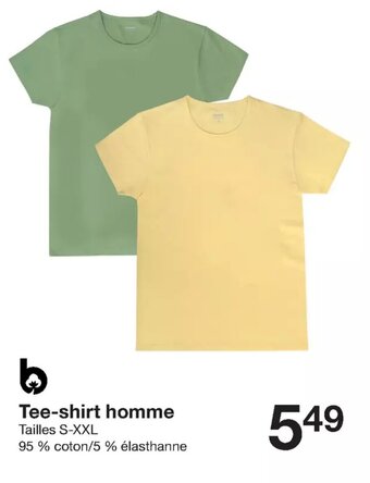 Zeeman Tee-shirt homme offre