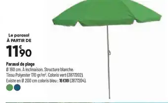 Parasol de plage