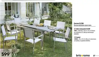 Bricorama Gamme glenn offre