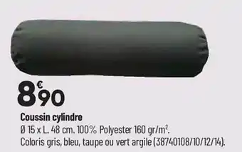 Bricorama Coussin cylindre offre