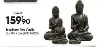 Bricorama Bouddha en fibre d'argile offre