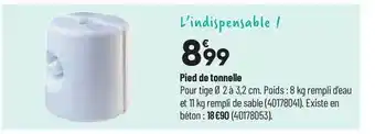 Bricorama Pied de tonnelle offre