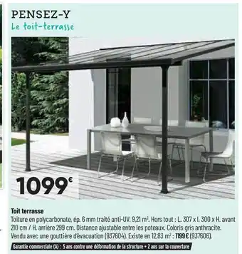 Bricorama Toit terrasse offre