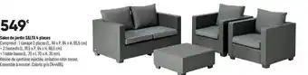 Bricorama Salon de jardin salta 4 places offre