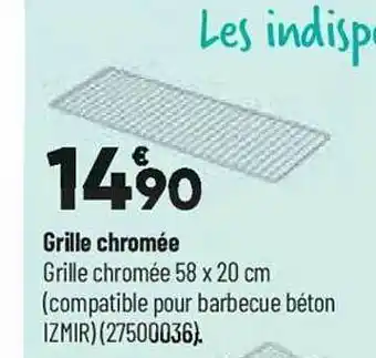 Grille chromée