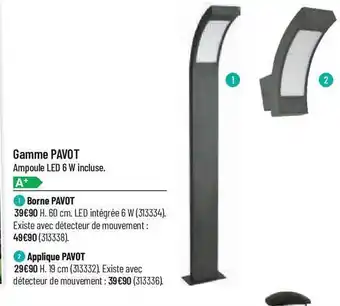 Bricorama Gamme pavot offre