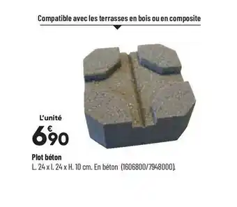 Plot béton