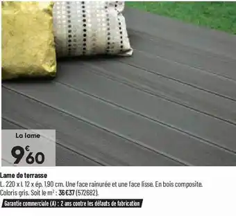Bricorama Lame de terrasse offre