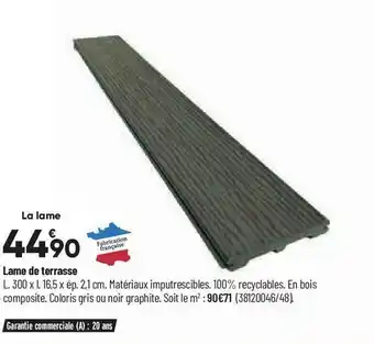 Bricorama Lame de terrasse offre