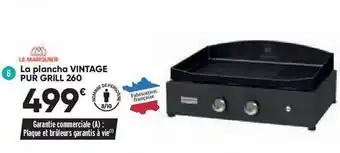 La plancha vintage pur grill 260