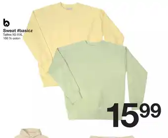 Zeeman Sweat basicz offre