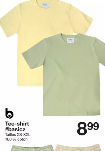 Zeeman Tee-shirt basicz offre