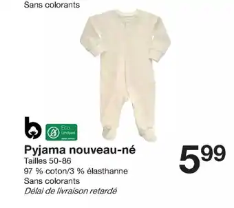 Zeeman Pyjama Nouveau-Ne offre