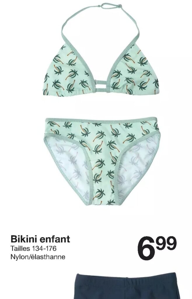 Promo Bikini enfant chez Zeeman