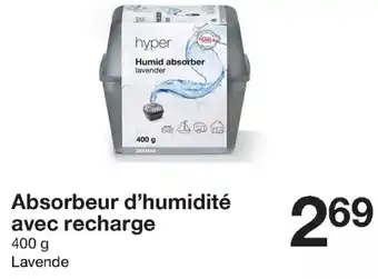 Absorbeur d'humidite avec recharge