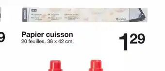 Zeeman Papier cuisson offre