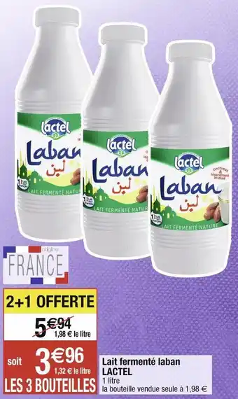 Cora x Carrefour Lait lactel offre