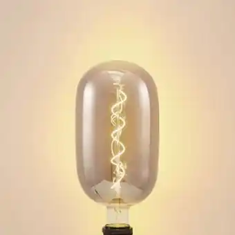 Lucande ampoule led e27 t140 4 w 2 200 k dim fumée