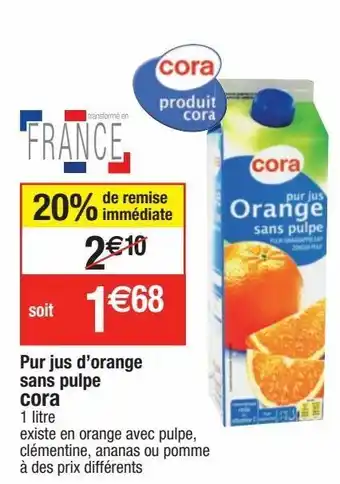 Jus d'orange cora
