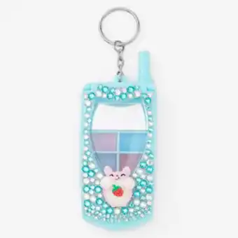 Lot de gloss dans un portable Ă clapet hamster couleur aqua