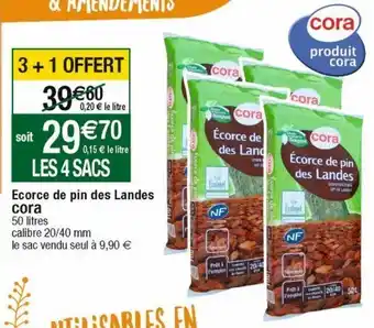 Cora x Carrefour Écorce de pin cora offre
