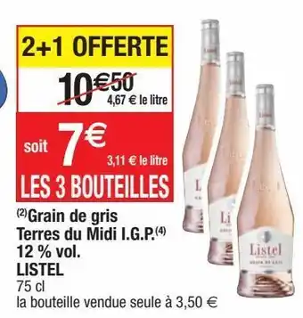 Cora x Carrefour Vin rosé offre