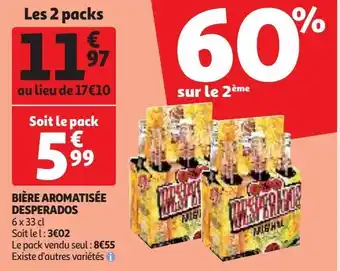 Auchan Supermarché Bière aromatisée desperados offre