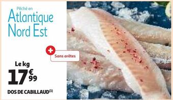 Auchan Supermarché Dos de cabillaud offre