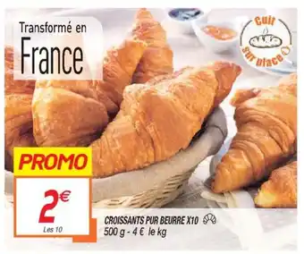 Netto Croissants Pur Beurre X10 offre