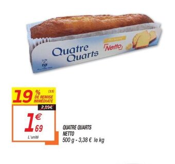 Netto Quatre Quarts Netto offre