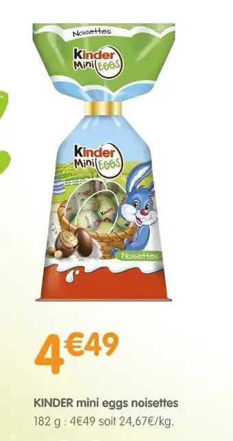 KINDER mini Eggs Noisettes