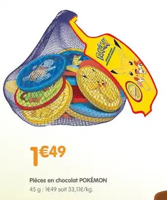 b&m Pieces En Chocolat Pokemon offre