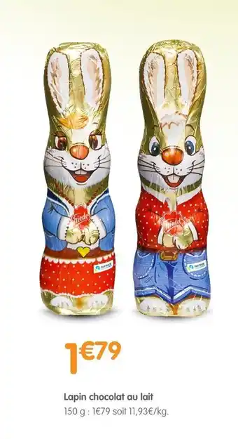 b&m Lapin Chocolat Au Lait offre