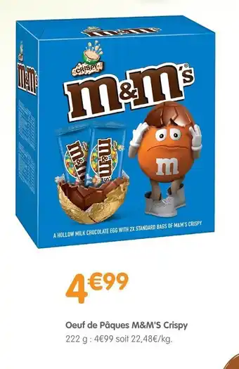b&m Oeuf De Paques M&M'S Crispy offre