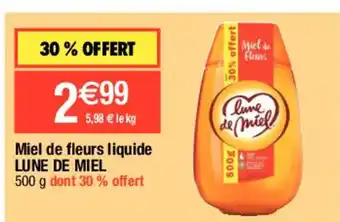 Migros Miel De Fleurs Liquide Lune De Miel offre