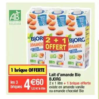 Migros Lait D'Amande Bio Bjorg offre