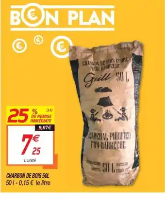 Netto Charbon de Bois 50L offre