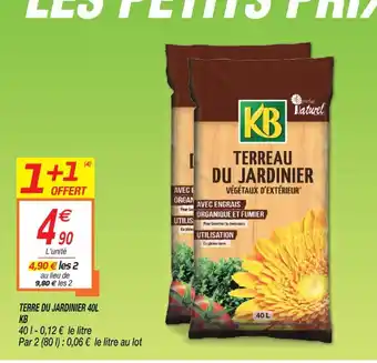Netto Terre du Jardinier 40L offre