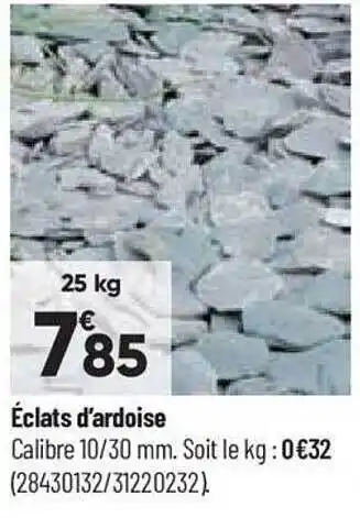 Éclats d'ardoise