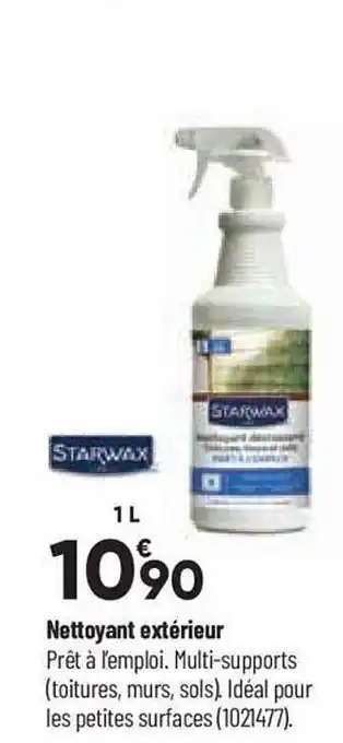 Bricorama Nettoyant extérieur starwax offre