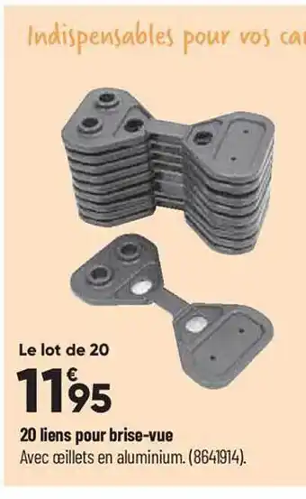 Bricorama 20 liens pour brise-vue offre