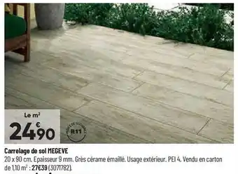Bricorama Carrelage de sol megeve offre