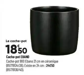 Cache-pot ebano