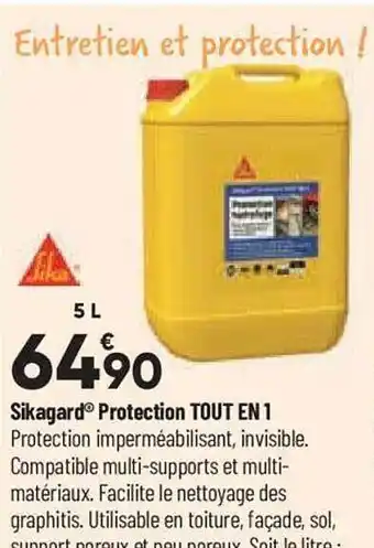 Bricorama Sikagard protection tout en 1 sika offre