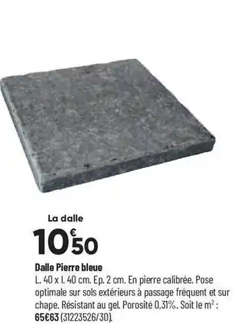 Bricorama Dalle pierre bleue offre