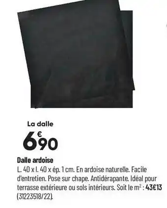 Dalle ardoise