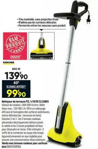 Nettoyeur de terrasse pcl 4 patio cleaner kÀrcher
