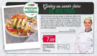 Match Daurade royale à la provençale offre